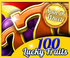 100 Lucky Fruits – Spin’O’Wheel spinomenal